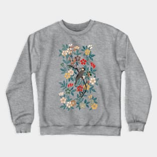 Bird and Flowers from Japan Crewneck Sweatshirt